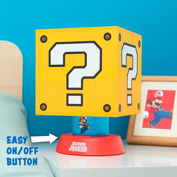 Lampă de masă fan Paladone Super Mario Icon Yellow photo 4 Lampă de masă fan Paladone Super Mario Icon Yellow photo 4