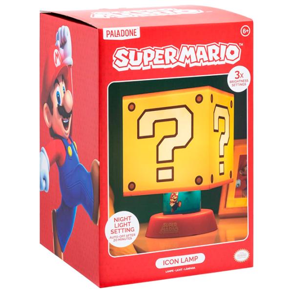Lampă de masă fan Paladone Super Mario Icon Yellow photo 5 Lampă de masă fan Paladone Super Mario Icon Yellow photo 5