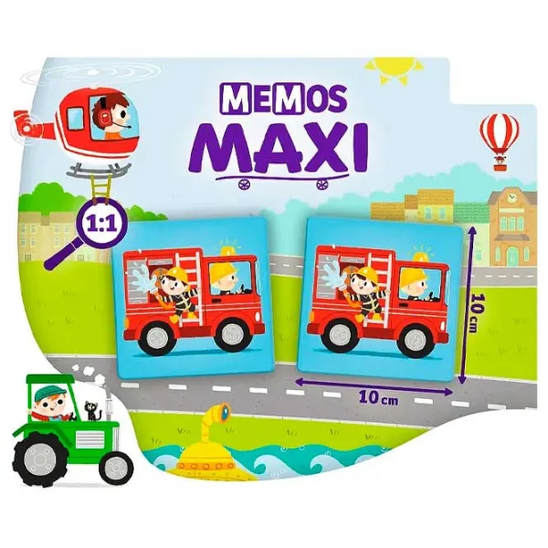 Joc de masă Trefl Game Memos Maxi Vehicles 2+/ Dezvoltare photo 2 Joc de masă Trefl Game Memos Maxi Vehicles 2+/ Dezvoltare photo 2
