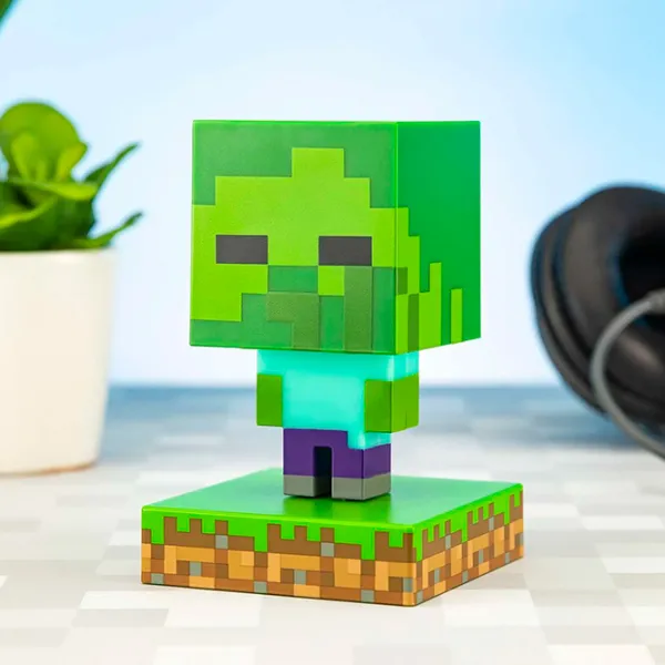 Lampă de masă fan Paladone Zombie Icon V2 Green photo 5 Lampă de masă fan Paladone Zombie Icon V2 Green photo 5