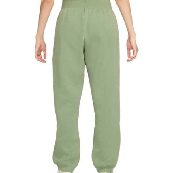 Pantaloni sportivi pentru femei Nike W Nsw Phnx Flc Hr Os Pant L/ Green photo 2