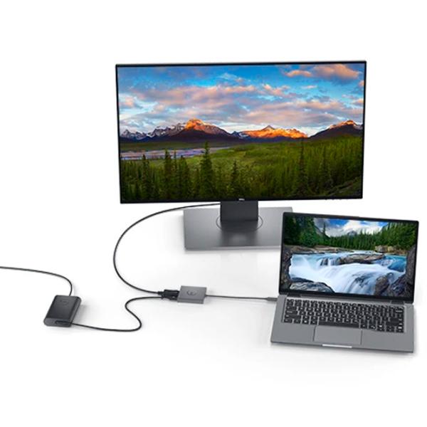 Adaptor Dell 1113978 USB Type-C/ Gray photo 6