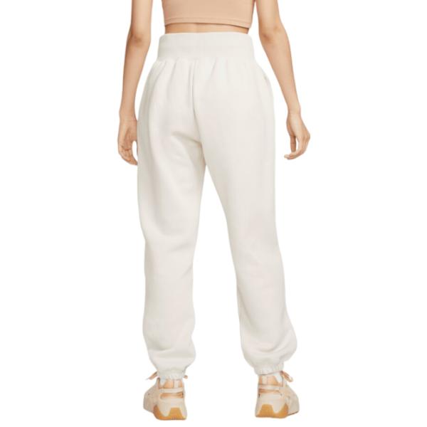 Pantaloni sportivi pentru femei Nike W Nsw Phnx Flc Hr Os Pant S/ White photo 2