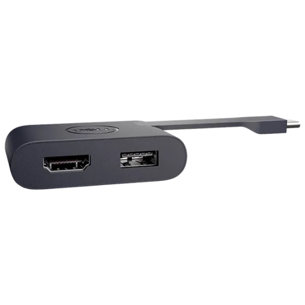 Adaptor Dell 1113992 USB Type-C/ Black photo 2