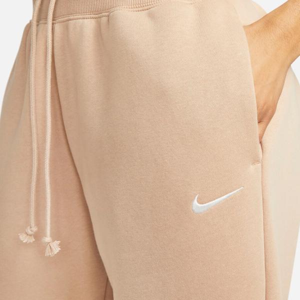 Спортивные брюки для женщин Nike W Nsw Phnx Flc Hr Os Pant XS/ Бежевый photo 5
