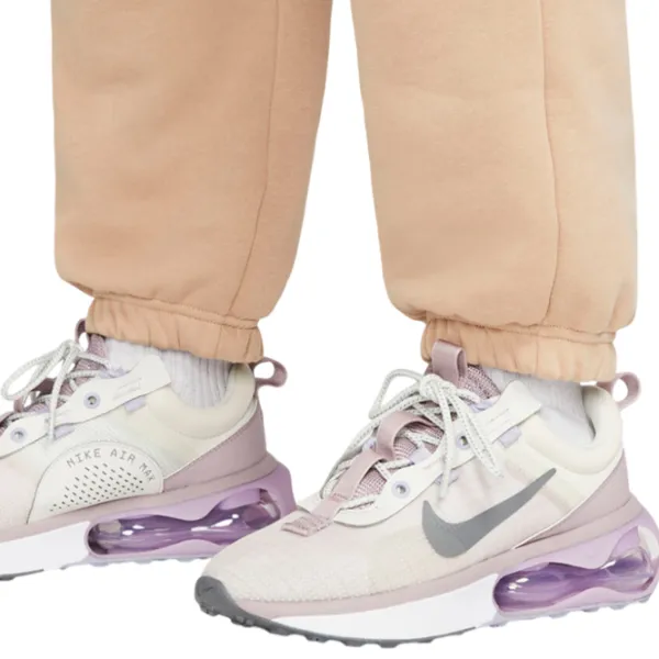 Pantaloni sportivi pentru femei Nike W Nsw Phnx Flc Hr Os Pant XL/ Beige photo 4