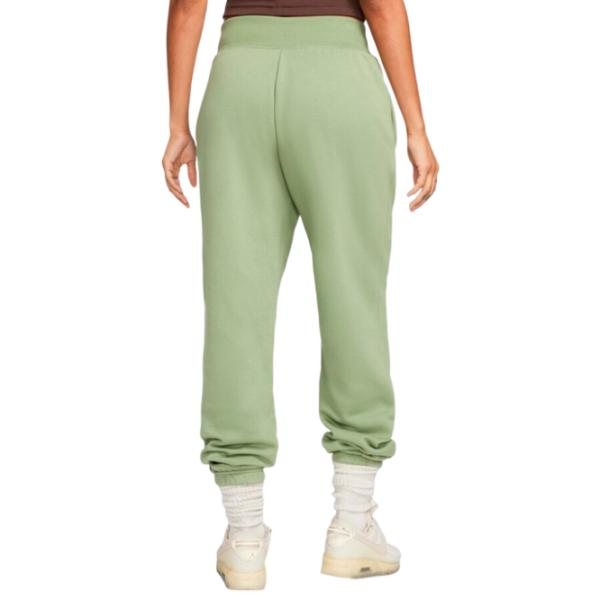 Pantaloni sportivi pentru femei Nike W Nsw Phnx Flc Hr Os Pant Prnt XS/ Dark Olive Green photo 2