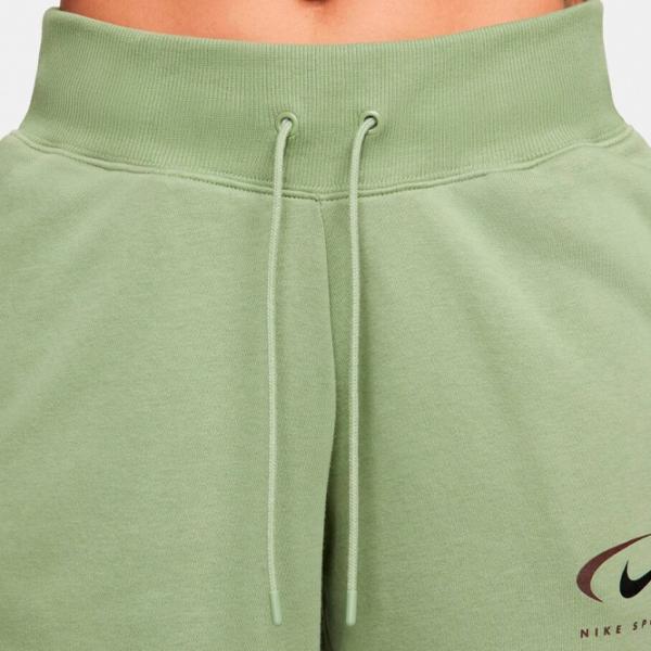 Спортивные брюки для женщин Nike W Nsw Phnx Flc Hr Os Pant Prnt XL/ Dark Olive Green photo 7