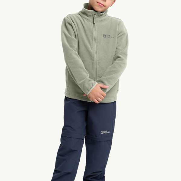 Толстовка для мальчиков Jack Wolfskin Taunus Jacket K Зелёный photo 6