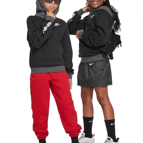 Толстовка для мальчиков Nike K Nsw Amplify Club Po Hoodie L/ Черный photo 4