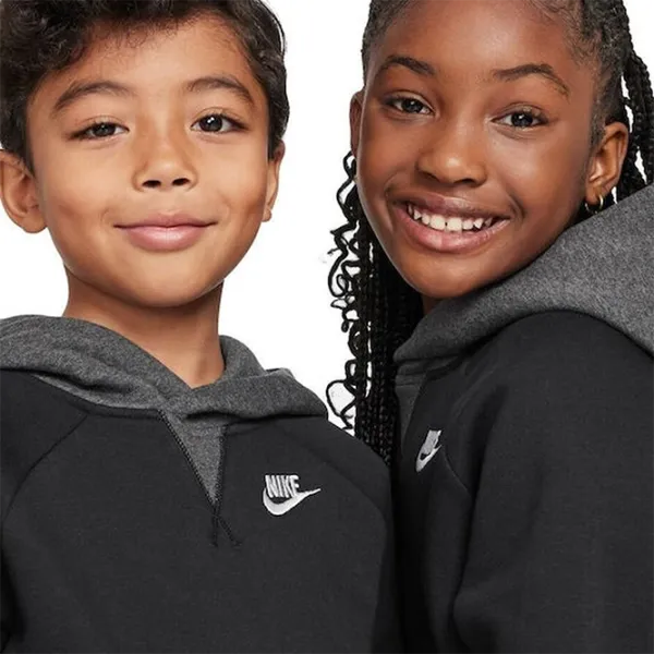 Толстовка для мальчиков Nike K Nsw Amplify Club Po Hoodie L/ Черный photo 5