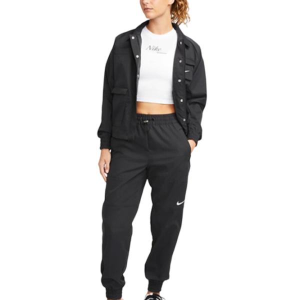 Pantaloni sportivi pentru femei Nike W Nsw Swsh Pant Wvn XS/ Black photo 3