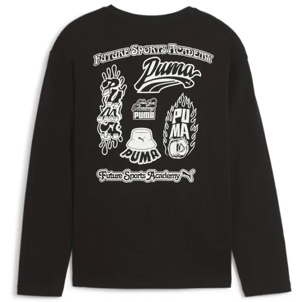 Толстовка для мальчиков Puma Ess+ Mid 90S Ls Tee B Черный photo 2