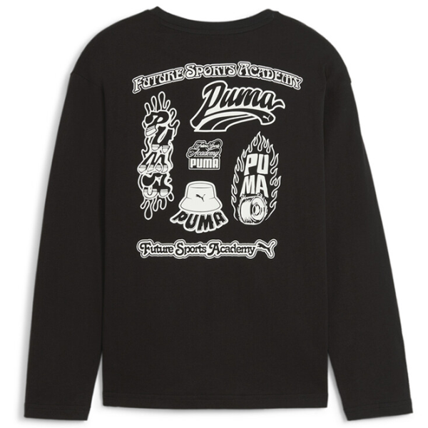 Толстовка для мальчиков Puma Ess+ Mid 90S Ls Tee B Черный photo 2