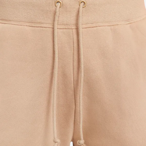 Pantaloni sportivi pentru femei Nike W Nsw Phnx Flc Hr Pant Std XL / Beige photo 7