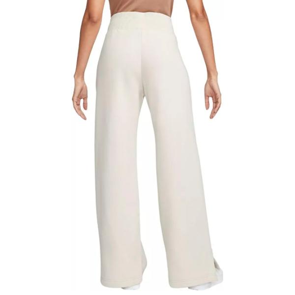 Спортивные брюки для женщин Nike W Nsw Phnx Flc Hr Pant Wide M/ Белый photo 2