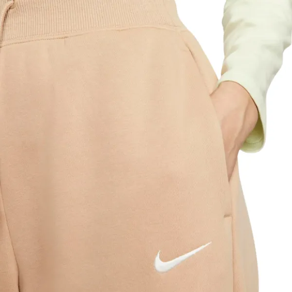 Pantaloni sportivi pentru femei Nike W Nsw Phnx Flc Hr Pant Wide XL/ Beige photo 3 Pantaloni sportivi pentru femei Nike W Nsw Phnx Flc Hr Pant Wide XL/ Beige photo 3