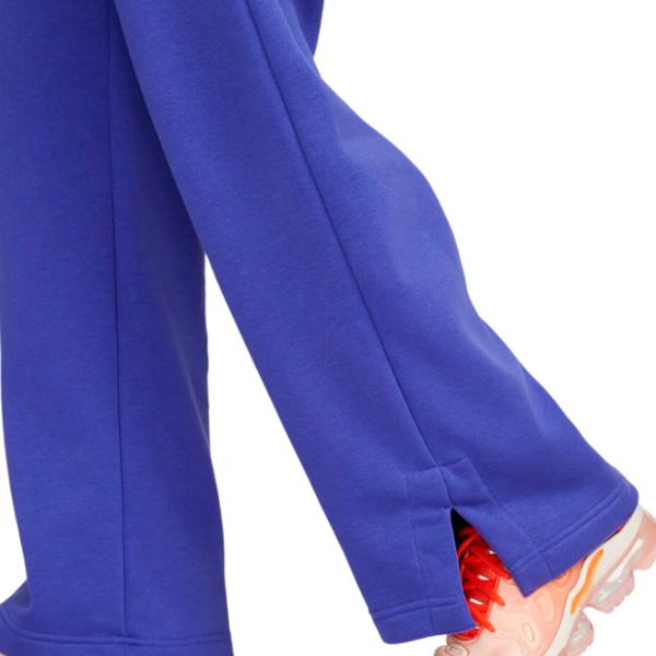 Pantaloni sportivi pentru femei Nike W Nsw Phnx Flc Hr Pant Wide L/ Navy photo 4