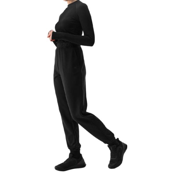 Pantaloni sportivi pentru femei 4F Jogger L/ Black photo 3