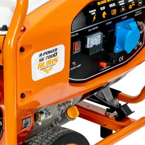 Generator de curent Ruris GE 7000 230 V Benzină/ 6 kW photo 8