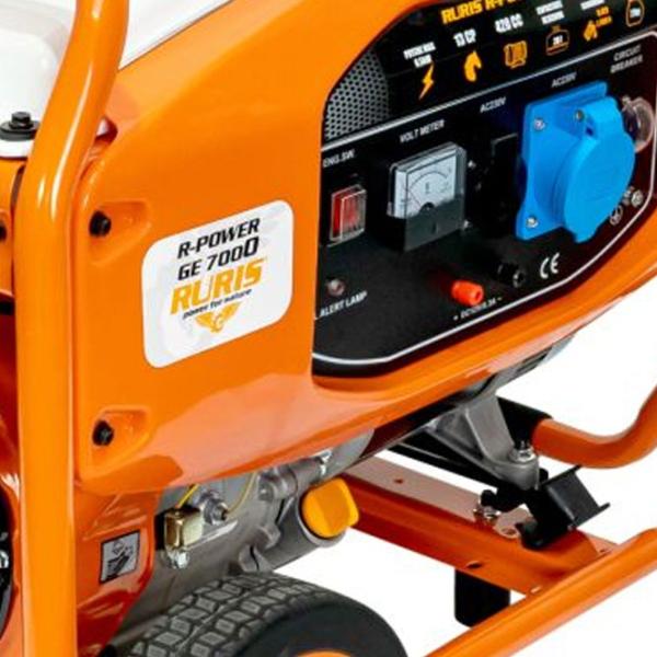 Generator de curent Ruris GE 7000 230 V Benzină/ 6 kW photo 8