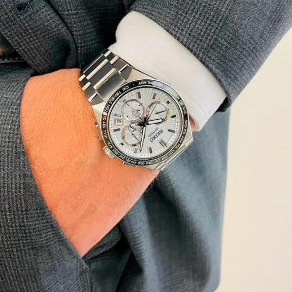 Ceas de mână pentru bărbați Seiko SSH117J1 Cuarț/ 43 mm photo 3 Ceas de mână pentru bărbați Seiko SSH117J1 Cuarț/ 43 mm photo 3