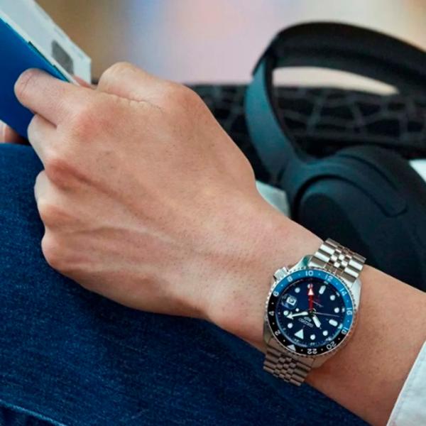 Ceas de mână pentru bărbați Seiko SSK003K1 Mecanic/ 42 mm photo 4 Ceas de mână pentru bărbați Seiko SSK003K1 Mecanic/ 42 mm photo 4
