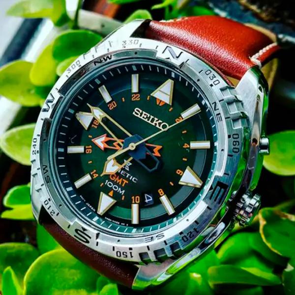 Ceas de mână pentru bărbați Seiko SUN051P1 Cuarț/ 46 mm photo 4