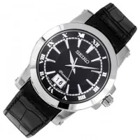 Ceas de mână pentru bărbați Seiko SUR015P2 Cuarț/ 42 mm photo 2