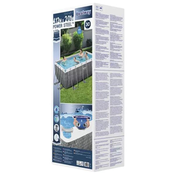 Бассейн Bestway 56722BW 8124 л/ Каркасный/ Серый photo 6 Бассейн Bestway 56722BW 8124 л/ Каркасный/ Серый photo 6