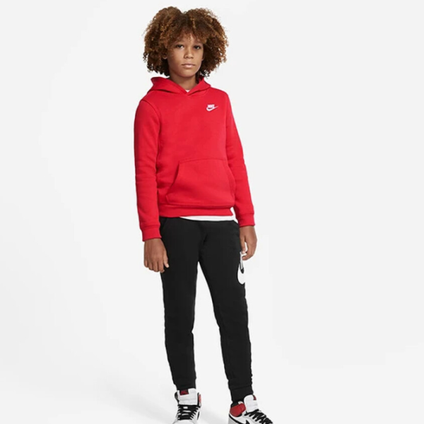 Hanorac pentru băieți Nike B Nsw Hoodie Po Club red S/ Red photo 5 Hanorac pentru băieți Nike B Nsw Hoodie Po Club red S/ Red photo 5