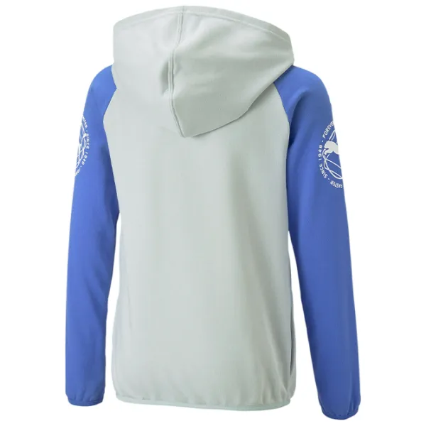 Толстовка для мальчиков Puma Active Sports Full-Zip Hoodie Tr B Plati Platinum Серый photo 2
