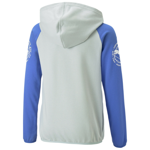 Толстовка для мальчиков Puma Active Sports Full-Zip Hoodie Tr B Plati Platinum Серый photo 2