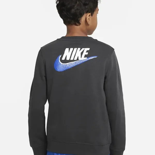 Толстовка для мальчиков Nike B Nsw Si Flc Crew Bb M/ Черный photo 2 Толстовка для мальчиков Nike B Nsw Si Flc Crew Bb M/ Черный photo 2