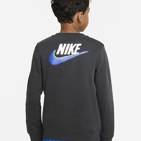 Толстовка для мальчиков Nike B Nsw Si Flc Crew Bb M/ Черный photo 2 Толстовка для мальчиков Nike B Nsw Si Flc Crew Bb M/ Черный photo 2