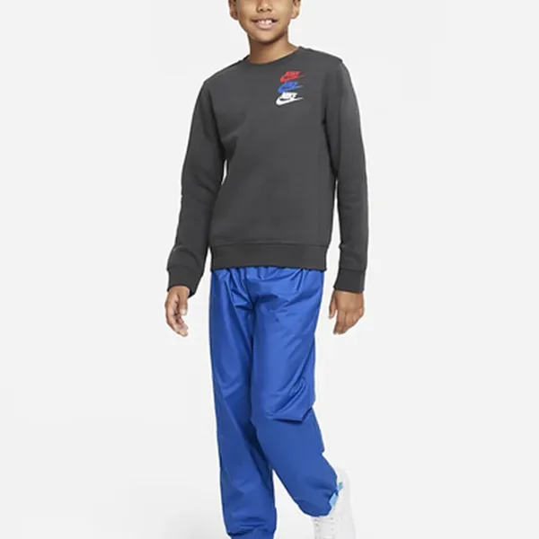 Толстовка для мальчиков Nike B Nsw Si Flc Crew Bb M/ Черный photo 3 Толстовка для мальчиков Nike B Nsw Si Flc Crew Bb M/ Черный photo 3