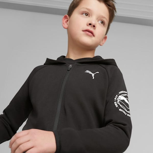 Толстовка для мальчиков Puma Active Sports Full-Zip Hoodie Tr Черный photo 3 Толстовка для мальчиков Puma Active Sports Full-Zip Hoodie Tr Черный photo 3