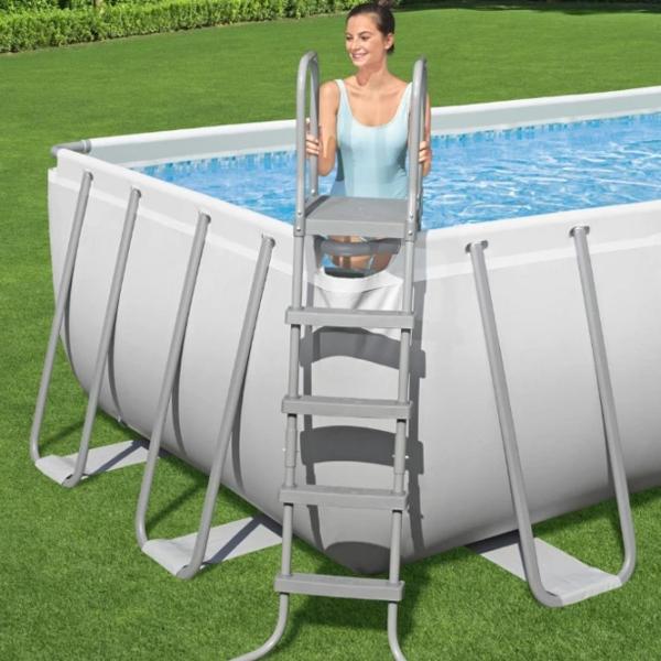 Piscină Bestway 5612BBW 19281 l/ Cu cadru/ Grey photo 5 Piscină Bestway 5612BBW 19281 l/ Cu cadru/ Grey photo 5