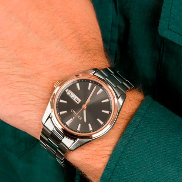 Ceas de mână pentru bărbați Seiko SUR344P1 Cuarț/ 47 mm photo 5 Ceas de mână pentru bărbați Seiko SUR344P1 Cuarț/ 47 mm photo 5