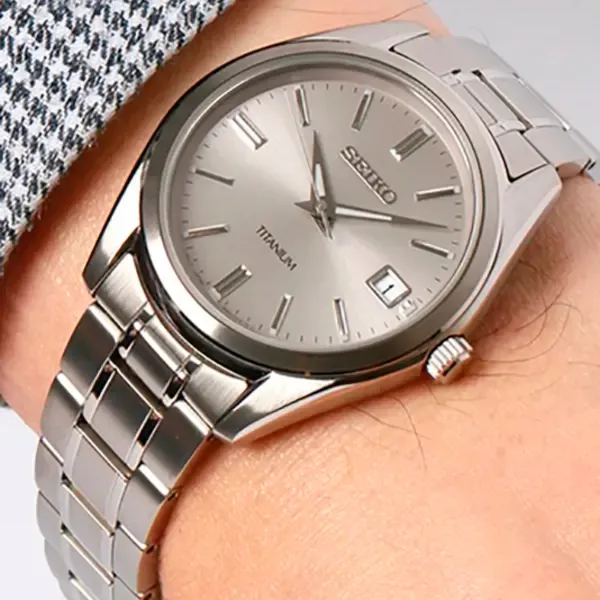 Ceas de mână pentru bărbați Seiko SUR369P1 Cuarț/ 40 mm photo 4