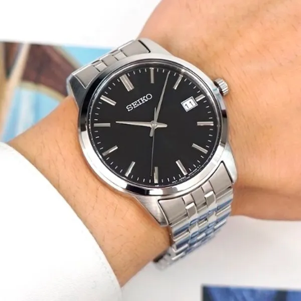 Ceas de mână pentru bărbați Seiko SUR401P1 Cuarț/ 40 mm photo 2 Ceas de mână pentru bărbați Seiko SUR401P1 Cuarț/ 40 mm photo 2