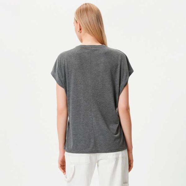 Tricou pentru femei Koton 4SAK50117EK 35% viscoză/ Gray photo 3