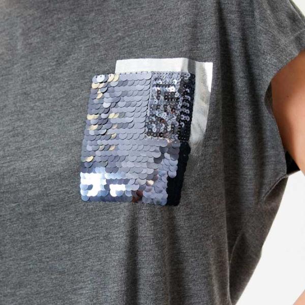 Tricou pentru femei Koton 4SAK50117EK 35% viscoză/ Gray photo 5