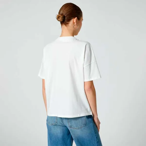 Tricou pentru femei Koton 4SAL10647IK 100% bumbac/ White photo 4