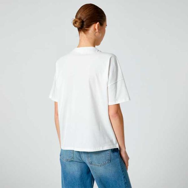 Tricou pentru femei Koton 4SAL10647IK 100% bumbac/ White photo 4