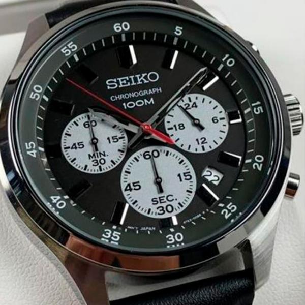 Ceas de mână pentru bărbați Seiko SKS595P1 Cuarț/ 43 mm photo 4 Ceas de mână pentru bărbați Seiko SKS595P1 Cuarț/ 43 mm photo 4