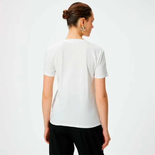 Tricou pentru femei Koton 4SAK50431EK 100% bumbac/ White photo 3