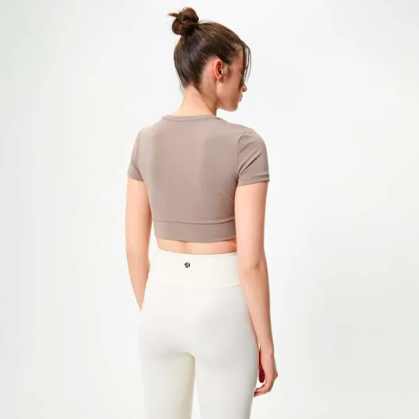 Tricou pentru femei Koton 4SAK10175NK 88% Poliester/ Beige photo 3