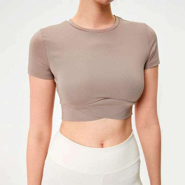 Tricou pentru femei Koton 4SAK10175NK 88% Poliester/ Beige photo 4