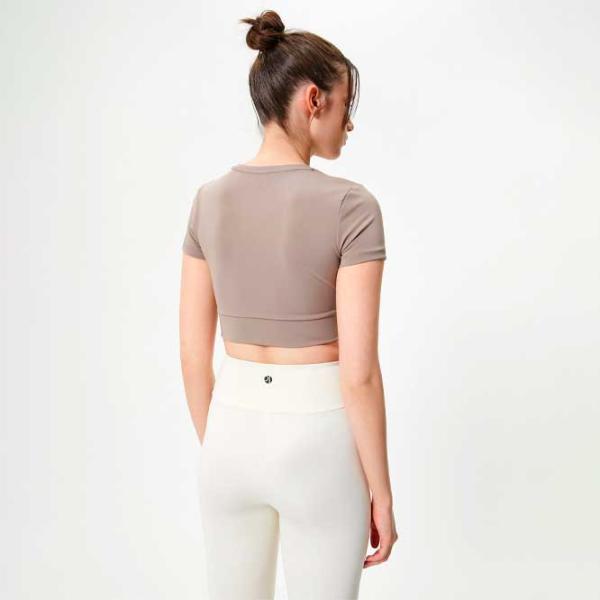 Tricou pentru femei Koton 4SAK10175NK 88% Poliester/ Beige photo 3